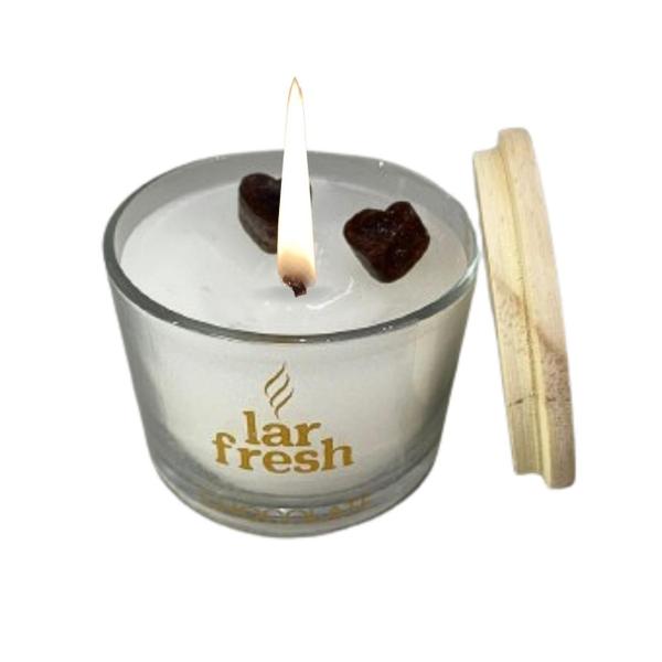 Vela Decorativa Aromática Pote Em Vidro Lar Fresh - Aromas Imagem de Vela Decorativa Aromática Pote Em Vidro Lar Fresh - Aromas