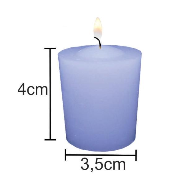 Vela Decorativa Cilindrica 4cm 15 unidades Decoração casamentos - Velas de Fátima Imagem de Vela Decorativa Cilindrica 4cm 15 unidades Decoração casamentos