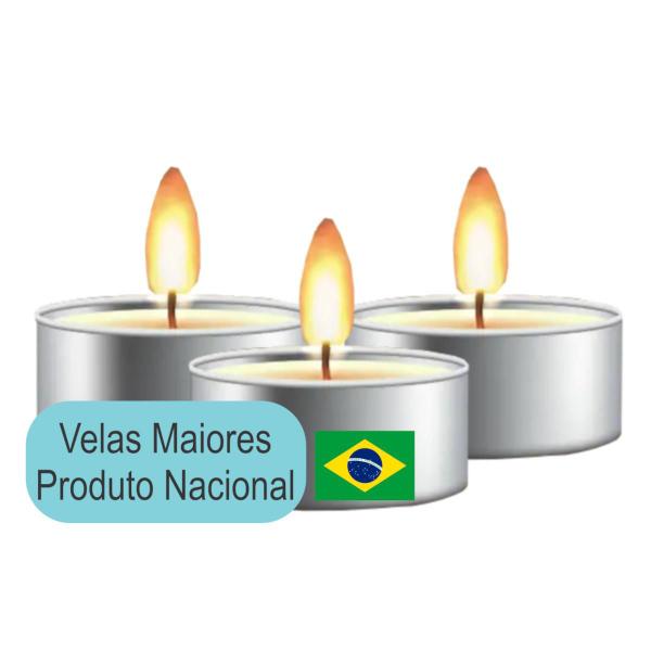 Vela Decorativa Rechaud Atacado 100 unidades - Velas de Fátima Imagem de Vela Decorativa Rechaud Atacado 100 unidades