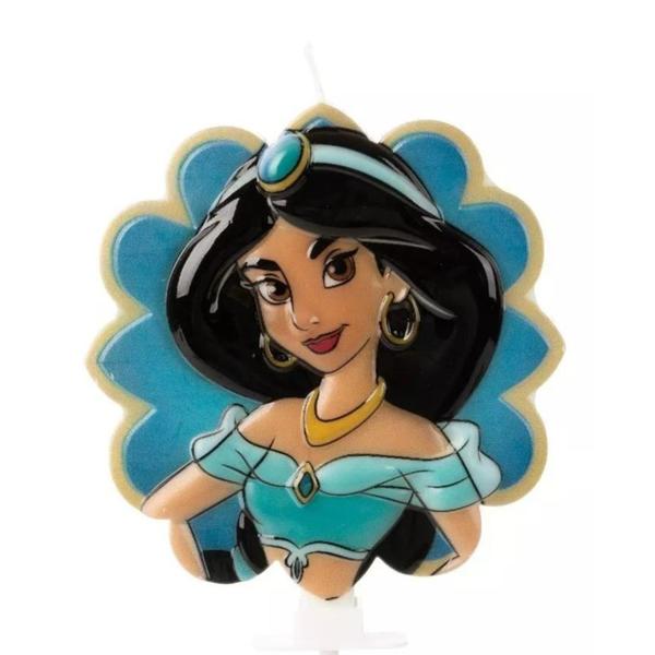 Imagem de Vela Especial Princesa Jasmine  Aniversário Bolo e Festa