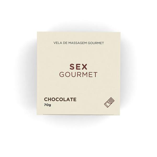 Imagem de Vela Hidratante Beijável Sex Gourmet Chocolate - Nova Embalagem 70g
