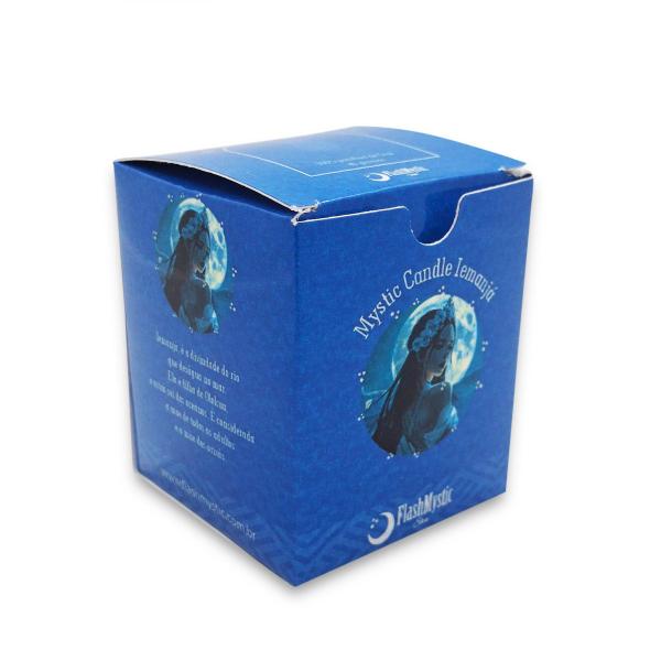 Vela Iemanja Aromática Orixá Parafina Coco Mystic Candle 30g - Flash Imagem de Vela Iemanja Aromática Orixá Parafina Coco Mystic Candle 30g