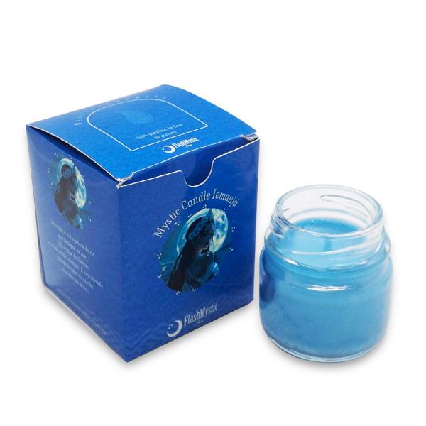 Vela Iemanja Aromática Orixá Parafina Coco Mystic Candle 30g - Flash Imagem de Vela Iemanja Aromática Orixá Parafina Coco Mystic Candle 30g