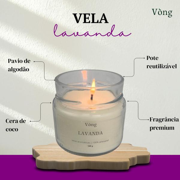 Imagem de Vela Lavanda 140g