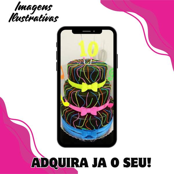 Imagem de Vela Luxo Neon Diversos Números - Alchester