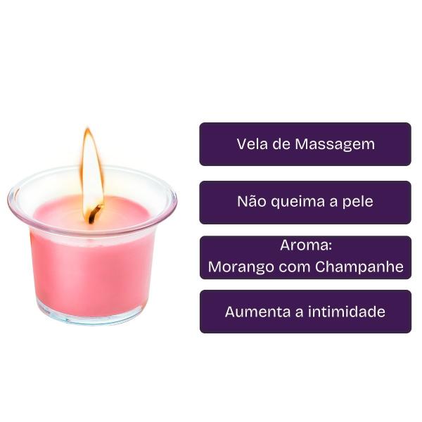 Imagem de Vela Massagem Corporal Intima Hidratante Aromas 40g