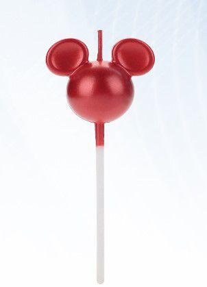 Imagem de Vela Mickey 360 Vermelha Disney Silver Festas - Rizzo