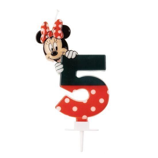 Imagem de Vela Minnie Numero 5