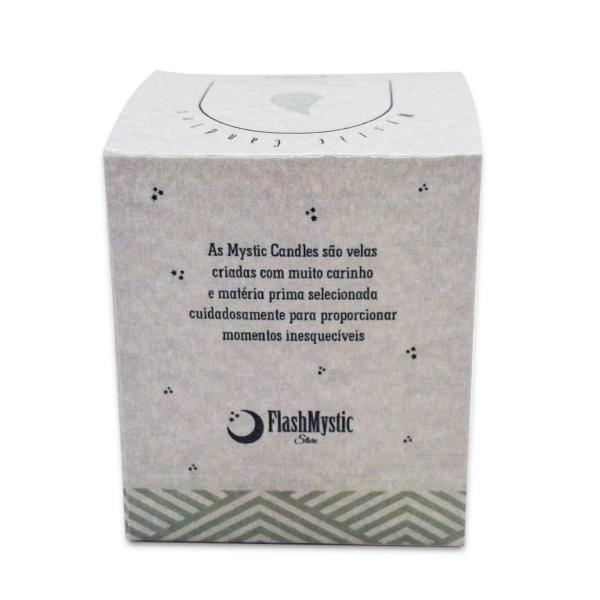 Vela Oxalá Branca Aromática Parafina Coco Mystic Candle 30g - Flash Imagem de Vela Oxalá Branca Aromática Parafina Coco Mystic Candle 30g