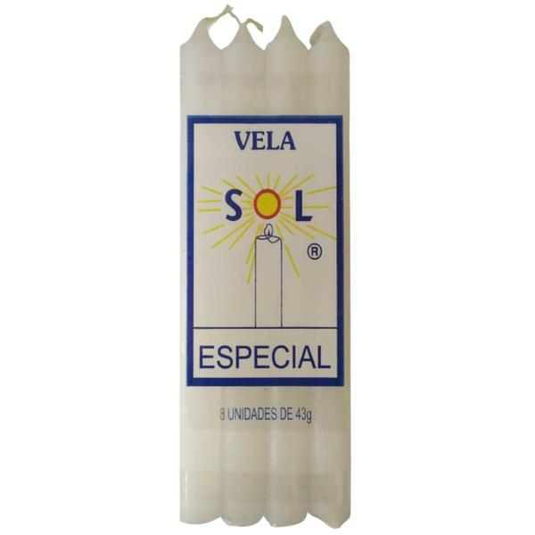 Imagem de Vela Palito Branca - Especial - 43 G