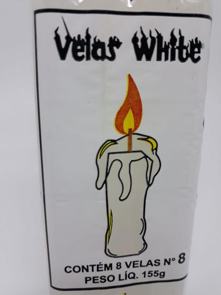 Imagem de Vela palito White 155g  parafina pura