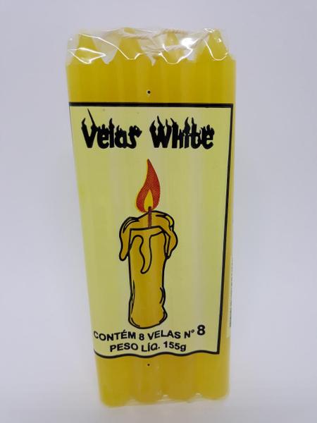 Imagem de Vela palito White 155g  parafina pura