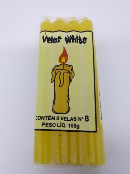 Imagem de Vela palito White 155g  parafina pura