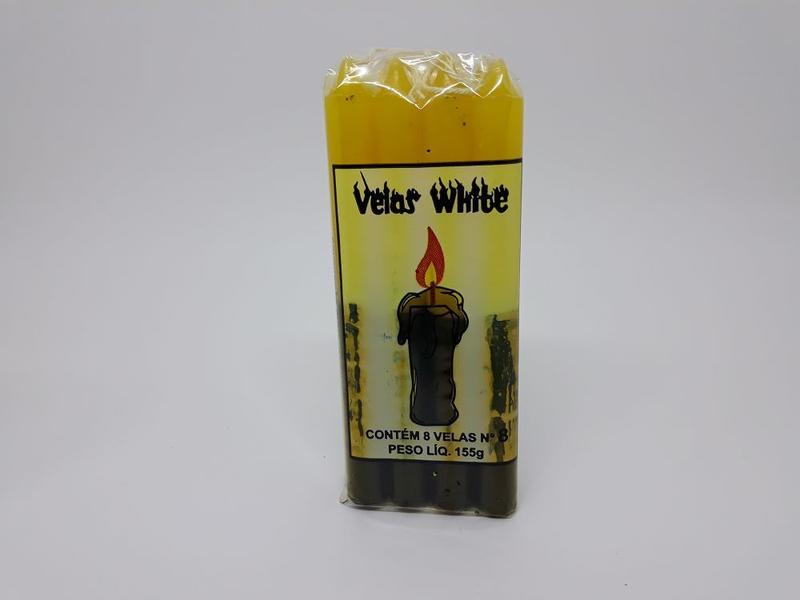 Imagem de Vela palito White 155g  parafina pura