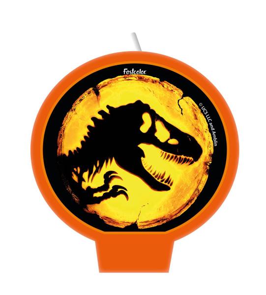 Imagem de Vela Para Bolo Festa de Aniversário Jurassic Park Festcolor