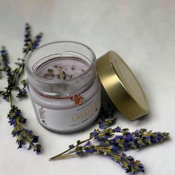 Imagem de Vela Perfumada Lavanda Atria Aromática Indiana 140G