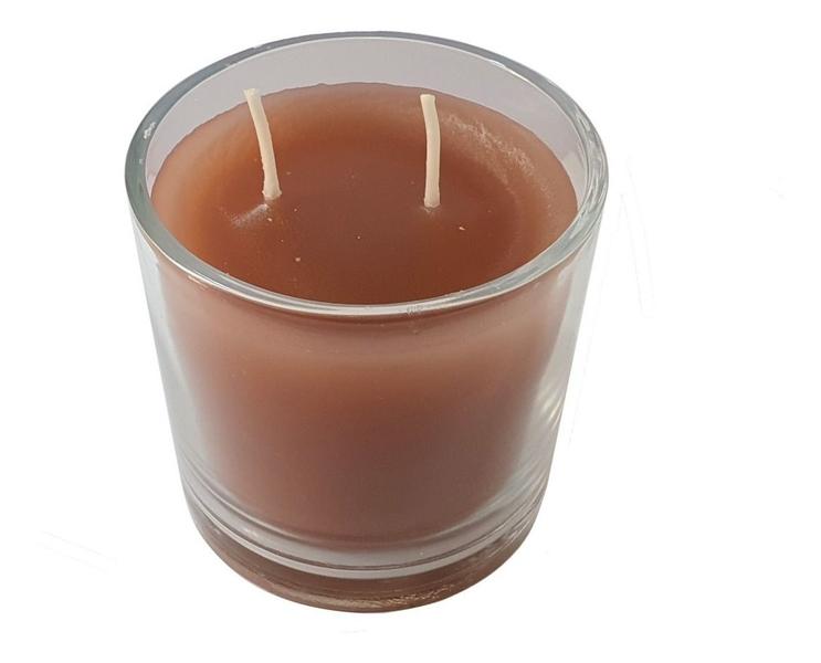 Imagem de Vela Perfumada No Copo De Vidro 265ml Com Aroma De Canela