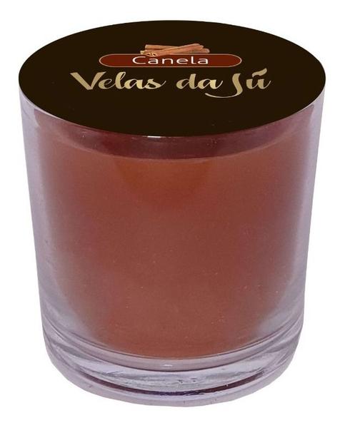 Imagem de Vela Perfumada No Copo De Vidro 265ml Com Aroma De Canela