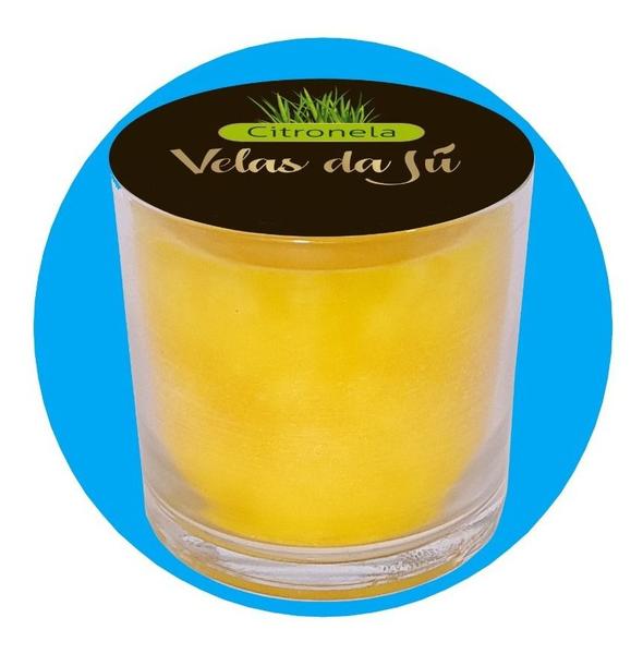 Imagem de Vela Perfumada No Copo De Vidro 265ml Com Aroma De Citronela