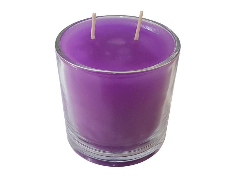 Imagem de Vela Perfumada No Copo De Vidro 265ml Com Aroma De Lavanda