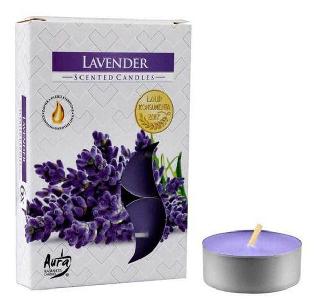 Imagem de Vela Perfumada rechaud tealights aromas Caixa c/ 6 un - aura