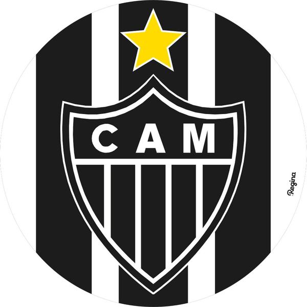 Imagem de Vela Plana Decoração Festa Aniversário Atlético Mineiro