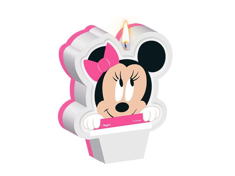 Vela Plana Minnie Baby Disney Aniversario decoração festa - Regina Imagem de Vela Plana Minnie Baby Disney Aniversario decoração festa