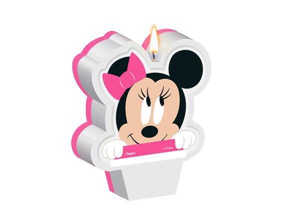 Vela Plana Minnie Baby Disney Aniversario decoração festa - Regina Imagem de Vela Plana Minnie Baby Disney Aniversario decoração festa
