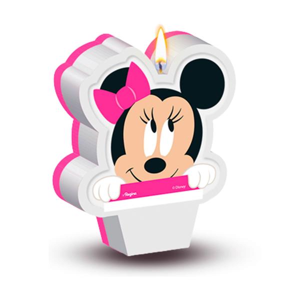Vela Plana Minnie Baby Disney Aniversario decoração festa - Regina Imagem de Vela Plana Minnie Baby Disney Aniversario decoração festa