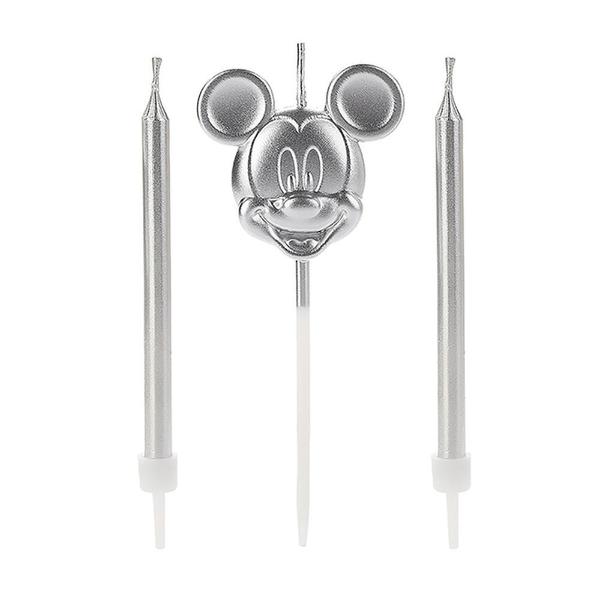 Imagem de Vela Rosto Mickey Prata - SilverFesta