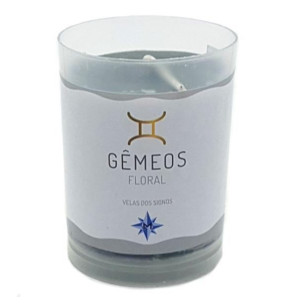 Imagem de Vela Signo Gêmeos Vela Perfumada Gêmeos Floral 90g