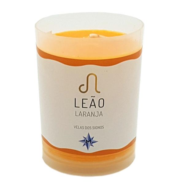 Imagem de Vela Signo Leão Vela Perfumada Leão Laranja 90g