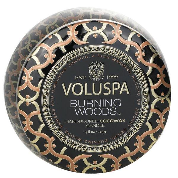 Imagem de Vela Voluspa Mini Tin Burning Woods 25h 75mL