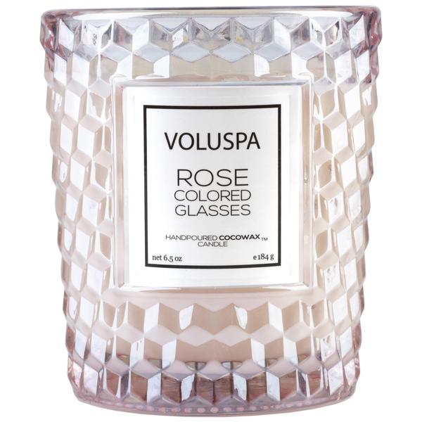 Imagem de Vela Voluspa, óculos cor de rosa, 190 ml, 40 horas de tempo de queima