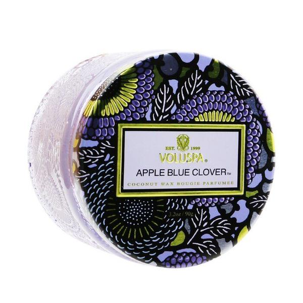 Imagem de Vela Voluspa Petite Jar Apple Blue Clover - 25 Horas de Queima