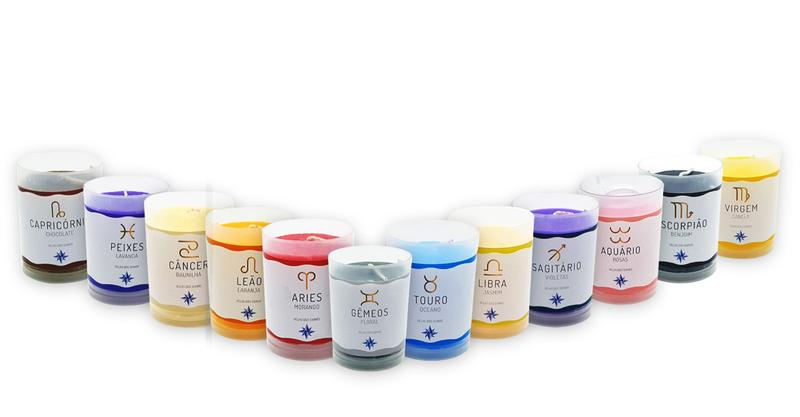 Velas Aromáticas Signo do Zodíaco 90g Escolha o Aroma - Mandala Imagem de Velas Aromáticas Signo do Zodíaco 90g Escolha o Aroma