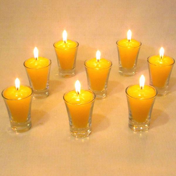 Imagem de Velas Citronela Amarela Copinho Mosquito Aroma Natural 6un