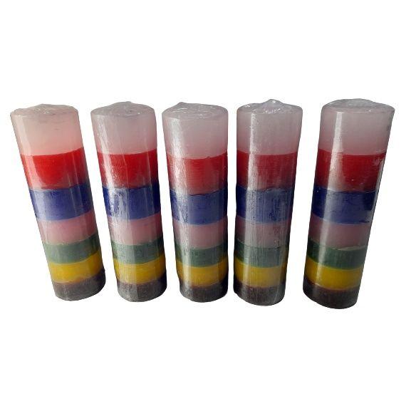 Imagem de Velas De 7 linhas ( votiva ) 100% Parafina Pura com 250 gr Umbanda