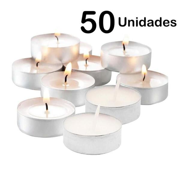 Imagem de Velas Decorativas Flutuante Rechaud Redonda Para Piscina Decoração Festa Casamento Brancas