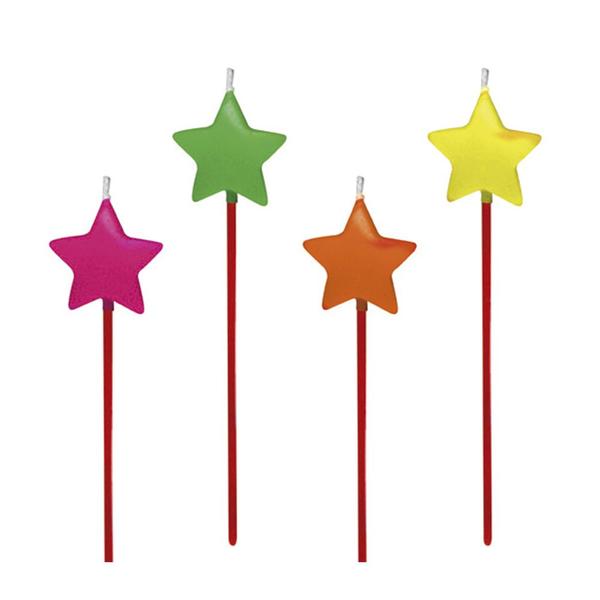 Imagem de Velas Estrelas Coloridas - SilverFestas