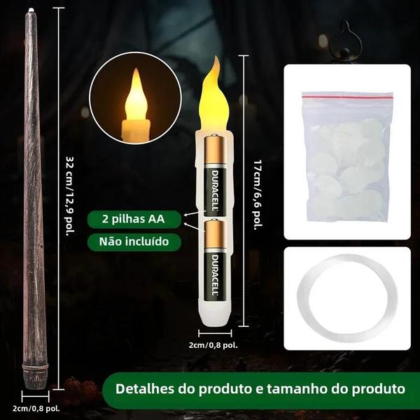 Imagem de Velas Flutuantes LED - 12/48 Unidades - Luz Quente - Sem Chama - Para Festas