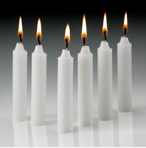 Imagem de Velas Palito Branca 15 Cm Santa Chama 1Kg Ou 40 Velas - Zp7