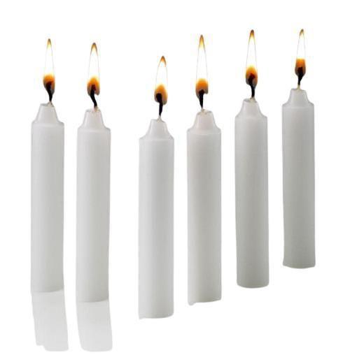 Imagem de Velas Palito Branca 15 Cm Santa Chama 1Kg Ou 40 Velas - Zp7