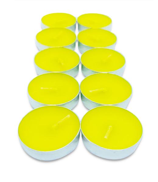 Velas para Rechô Colorida Alegria e Calor Amarela 10 Un - Flash Imagem de Velas para Rechô Colorida Alegria e Calor Amarela 10 Un