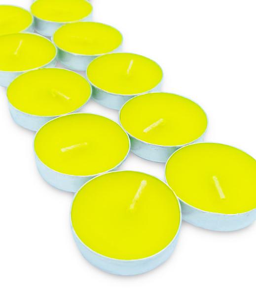 Velas para Rechô Colorida Alegria e Calor Amarela 10 Un - Flash Imagem de Velas para Rechô Colorida Alegria e Calor Amarela 10 Un