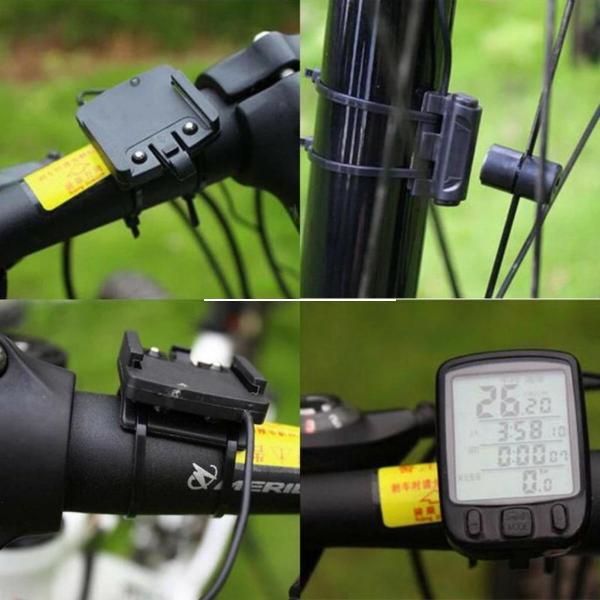 Imagem de Velocímetro Ciclocomputador de Bike 27 Funções com Led no Visor Acessório de Ciclismo