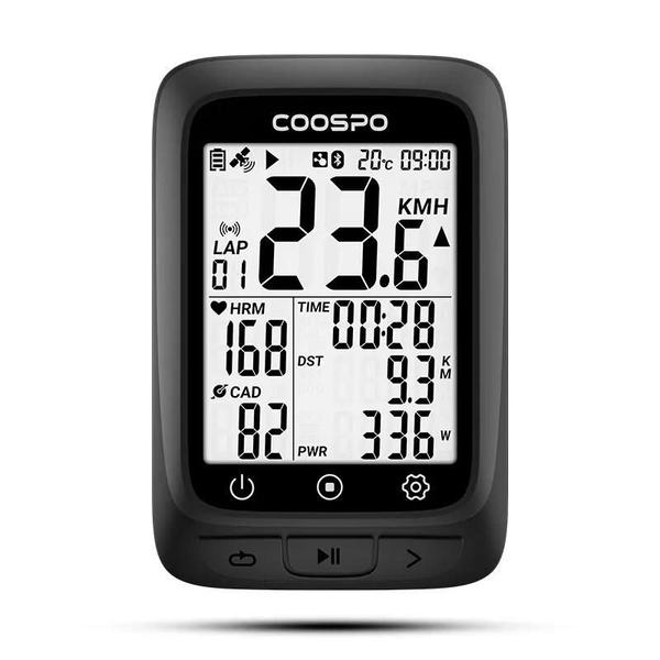 Imagem de Velocímetro de Bicicleta Sem Fio GPS com Display de 2,4" - Bluetooth 5.0 e ANT+