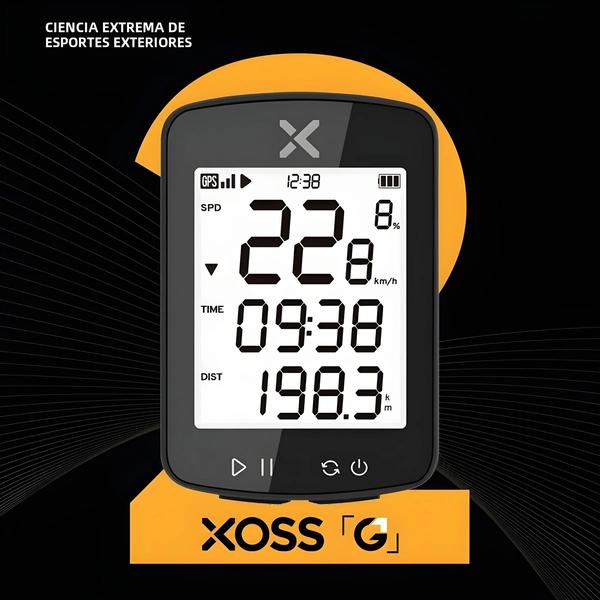 Imagem de Velocímetro de Bicicleta Sem Fio XOSS G2 GPS - À Prova D'Água com Bluetooth e USB-C