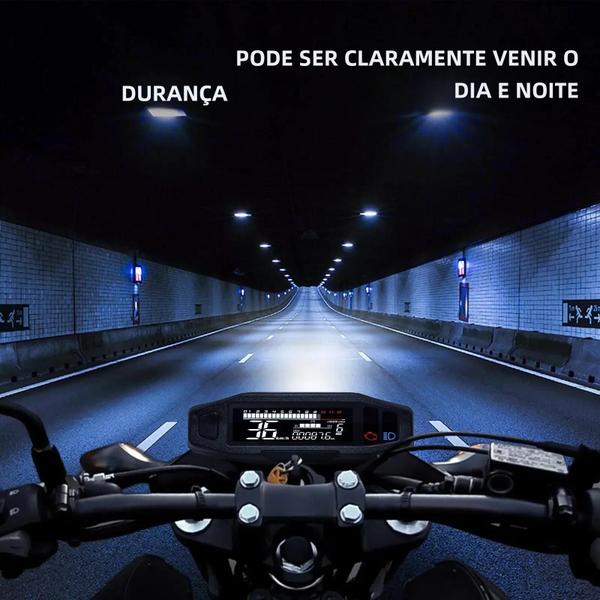 Imagem de Velocímetro e Tacômetro Digital para Motocicleta - Display LCD