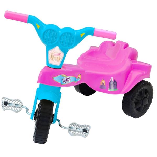 Imagem de Velocípede Infantil Rosa  Triciclo Princesa - Kepler